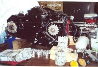 Motor pintado armandolo