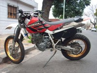 Vista izquierda del XR 600 terminado